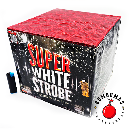 Fejerverkas SUPER WHITE STROBE C493SW