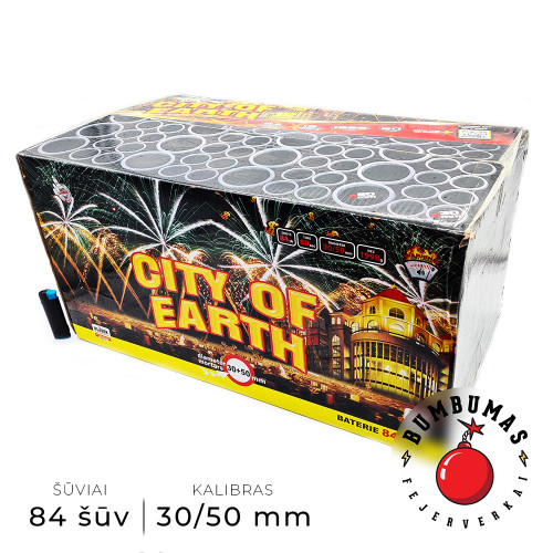 Fejerverkas CITY OF EARTH C84MC/C