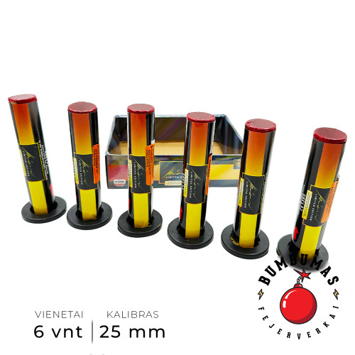 Fejerverkas SIGNATURE RANGE SINGLE SHOT 25MM SS25SIG14