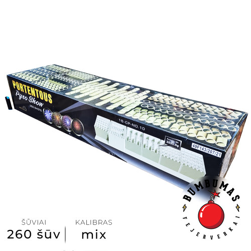 Fejerverkas PORTENTOUS PYRO SHOW 16-CP-NO.10