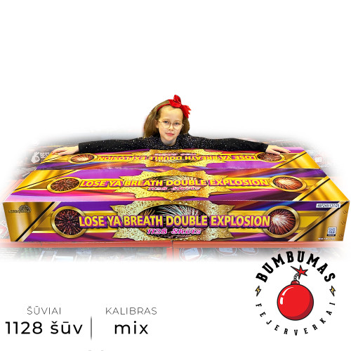 Fejerverkas LOSE YA BREATH DOUBLE EXPLOSION Mega1128