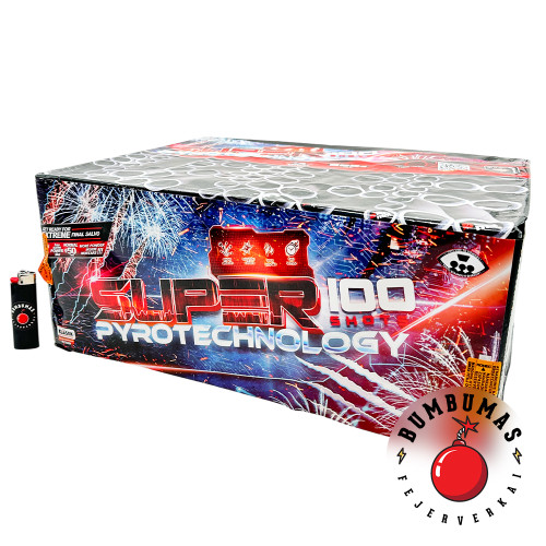 Fejerverkas PYROTECHNOLOGY 2020 100sh 20/25/30 C100MPT