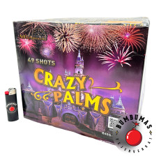Fejerverkas CRAZY PALMS B49S-F3S30D Fejerverkas CRAZY PALMS B49S-F3S30D